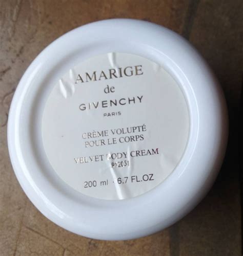 amarige de givenchy body cream.